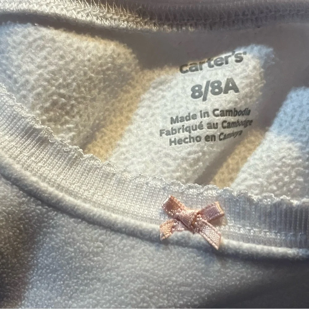 Carter's Ballet Slippers Pajama Set - Light Pink and White - Picture 3 of 3